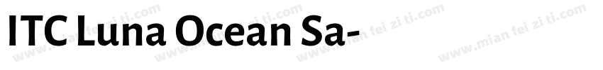 ITC Luna Ocean Sa字体转换